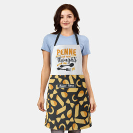 フードプおもしろいンイタリアンシェフ料理パスタパターン エプロン