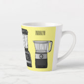 フードプロセッサ&ブレンダー漫画イラストレーション カフェラテマグ (右)