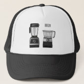 フードプロセッサ&ブレンダー漫画イラストレーション キャップ (正面)