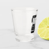 フードプロセッサ&ブレンダー漫画イラストレーション ショットグラス (左)