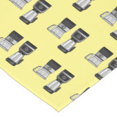 フードプロセッサ&ブレンダー漫画イラストレーション ショートテーブルランナー (コーナー)