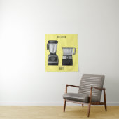 フードプロセッサ&ブレンダー漫画イラストレーション タペストリー (インサイチュ)