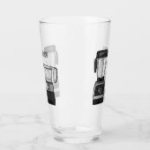 フードプロセッサ&ブレンダー漫画イラストレーション タンブラーグラス (左)