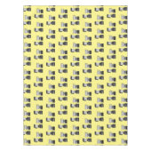 フードプロセッサ&ブレンダー漫画イラストレーション テーブルクロス (正面)