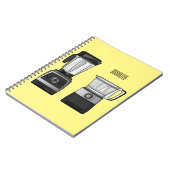 フードプロセッサ&ブレンダー漫画イラストレーション ノートブック (左側)