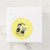 フードプロセッサ&ブレンダー漫画イラストレーション フェイバータグ (インサイチュ)