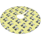 フードプロセッサ&ブレンダー漫画イラストレーション ブラッシュドポリエステルツリースカート (アングル)