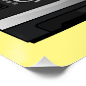 フードプロセッサ&ブレンダー漫画イラストレーション ポスター (コーナー)