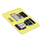 フードプロセッサ&ブレンダー漫画イラストレーション マグネット (右側)