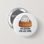 フードプンが無くなっおもしろいて薄暗い 缶バッジ (正面&裏面)