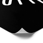 フードプンダークバおもしろいグに対して君は非常に色気がある ポスター (角)