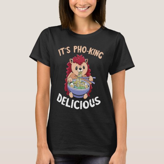 フードプンハリホッグPhoボウルベトナム麺スープ Tシャツ (正面)