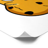 フードベーキングおもしろいベーキングパン ポスター (角)