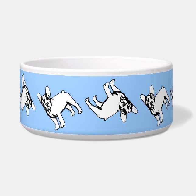 フードボウル フレンチブルドッグ 黒 ボウル (左)