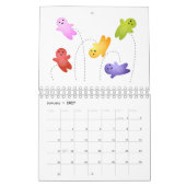 フードマンガイラストレーション カレンダー (1月 2027)