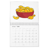 フードマンガイラストレーション カレンダー (1月 2026)