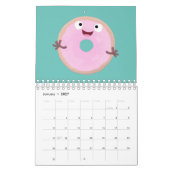 フードマンガイラストレーション カレンダー (1月 2027)