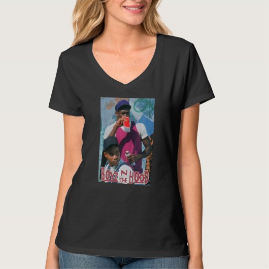 フードミルクのポスターのボイズ Tシャツ (正面)