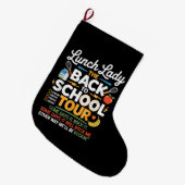 フードユーモア新学期 ラージクリスマスストッキング (正面 (吊り時))