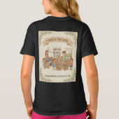フードラバーの家族 Tシャツ (裏面)