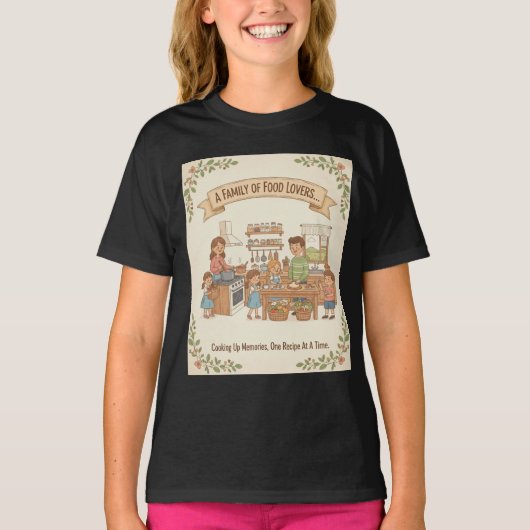 フードラバーの家族 Tシャツ (正面)