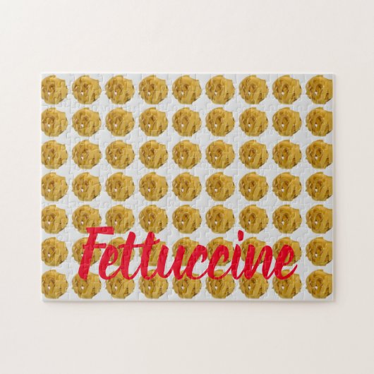フードラバー用フェツシネパスタ麺パターン ジグソーパズル (横)