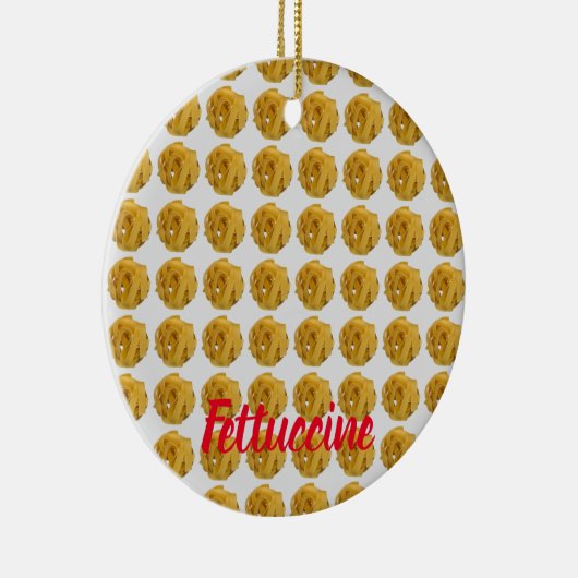フードラバー用フェツシネパスタ麺パターン セラミックオーナメント (右)