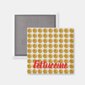 フードラバー用フェツシネパスタ麺パターン マグネット (正面/裏面)