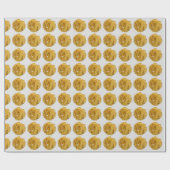 フードラバー用フェツシネパスタ麺パターン ラッピングペーパー (フラット)