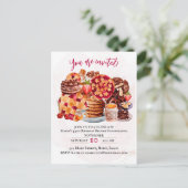 フードラバー、デザートラバーパーティの招待状 ポストカード (スタンド正面)