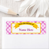 フードラベルのキッチンから – ピンク ラベル (インサイチュ)