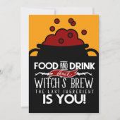 フードリンクと魔女の醸造ハローウィンパーティ 招待状 (正面)