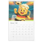 フードリーグサッカー カレンダー (2月 2027)