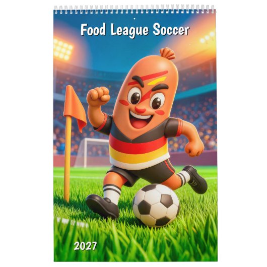 フードリーグサッカー カレンダー (カバー)