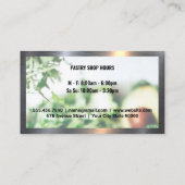 フードレストランサラダ | アバカド 名刺 (裏面)