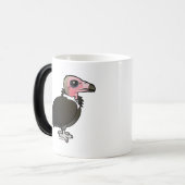 フード付きのハゲタカのマグ モーフィングマグカップ (正面左)