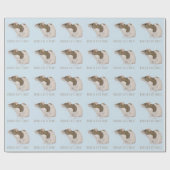 フード付きのラットの石のAgoutiのフード付きのラット ラッピングペーパー (フラット)