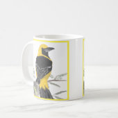 フード付きオリオール水色マグ コーヒーマグカップ (正面左)