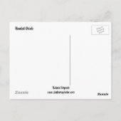 フード付きオリオール ポストカード (裏面)