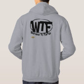 フード付きスウェットシャツおもしろいスウェットシャツ「フロリダへようこそ」 パーカ (裏面)