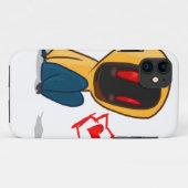 フード付きスウェットシャツの電話箱 Case-Mate iPhoneケース (裏面(横))