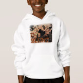 フード付きスウェットシャツをからかいます (正面)