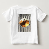 フード付きスウェットシャツカウボーイ幼児 ベビーTシャツ (裏面)