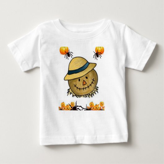 フード付きスウェットシャツハロウィーン幼児 ベビーTシャツ (正面)