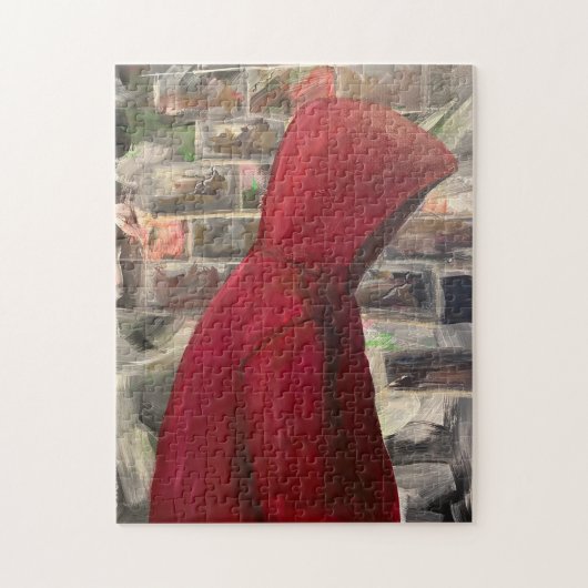 フード付きスウェットシャツパズルバイセレスティン ジグソーパズル (縦)