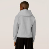 フード付きスウェットシャツボーイズエコビューデザイン (裏面フル)