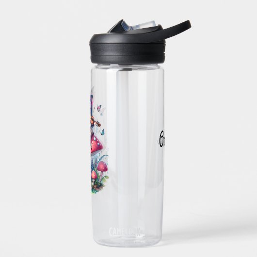 フード付きスウェットシャツ遊のヴァイオラの妖精 ウォーターボトル (左面)