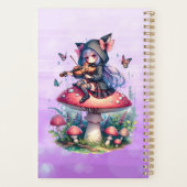 フード付きスウェットシャツ遊のヴァイオラの妖精 プランナー手帳 (裏面)