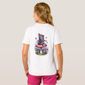 フード付きスウェットシャツ遊のヴァイオラの妖精 Tシャツ (裏面フル)