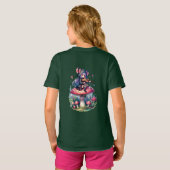 フード付きスウェットシャツ遊のヴァイオラの妖精 Tシャツ (裏面フル)